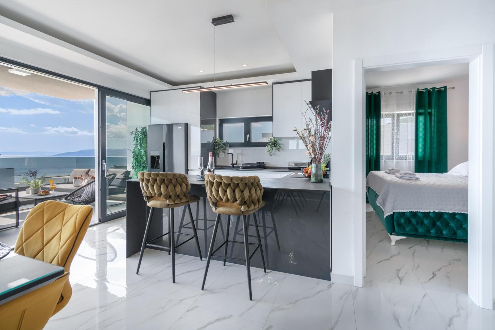 Apartament Lux Penthouse Panoramic View With Jacuzzi Makarska Zewnętrze zdjęcie