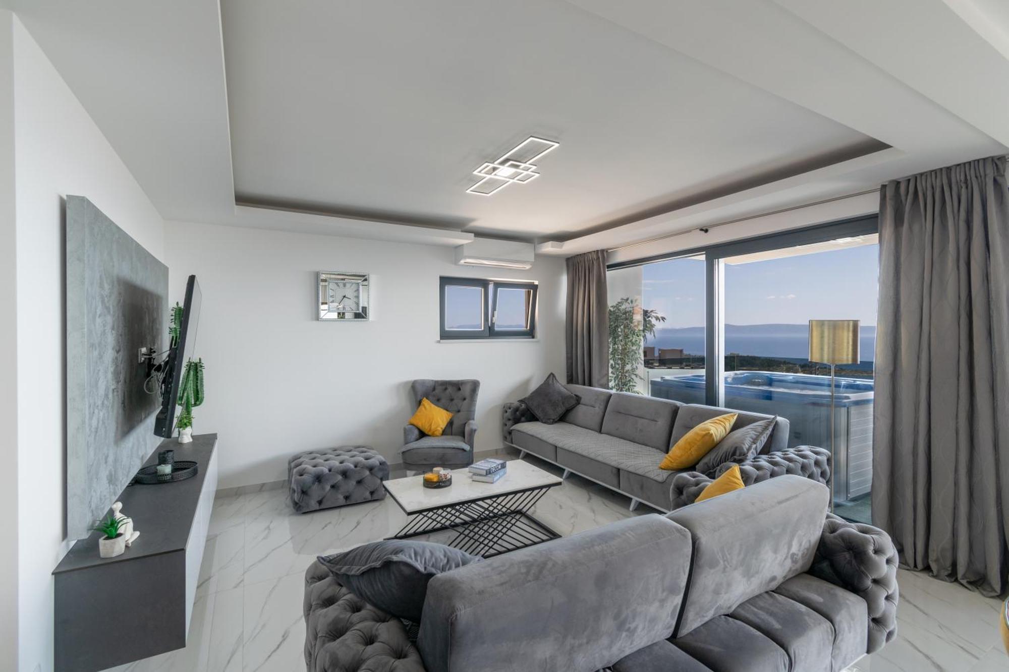 Apartament Lux Penthouse Panoramic View With Jacuzzi Makarska Zewnętrze zdjęcie