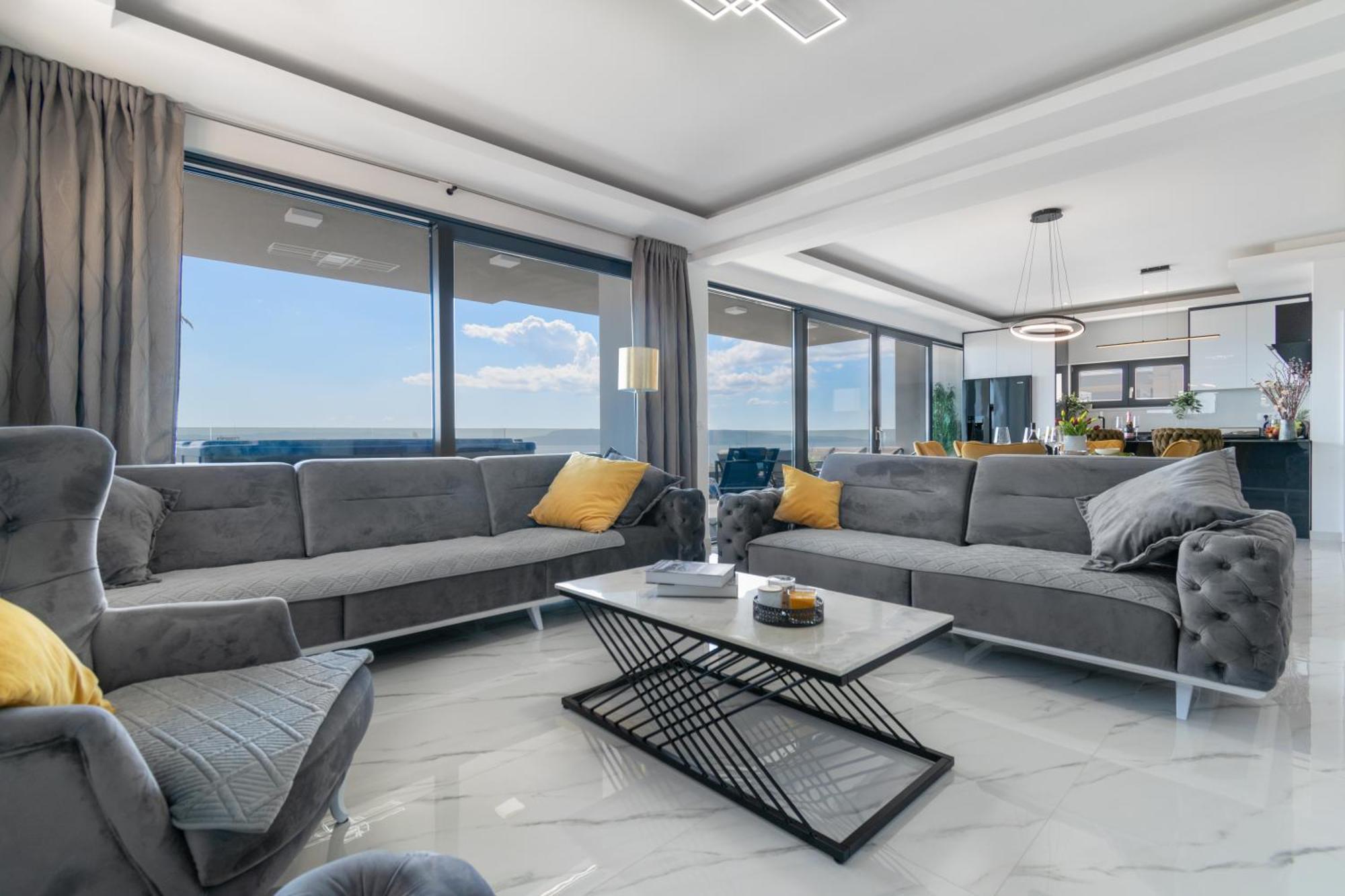 Apartament Lux Penthouse Panoramic View With Jacuzzi Makarska Zewnętrze zdjęcie