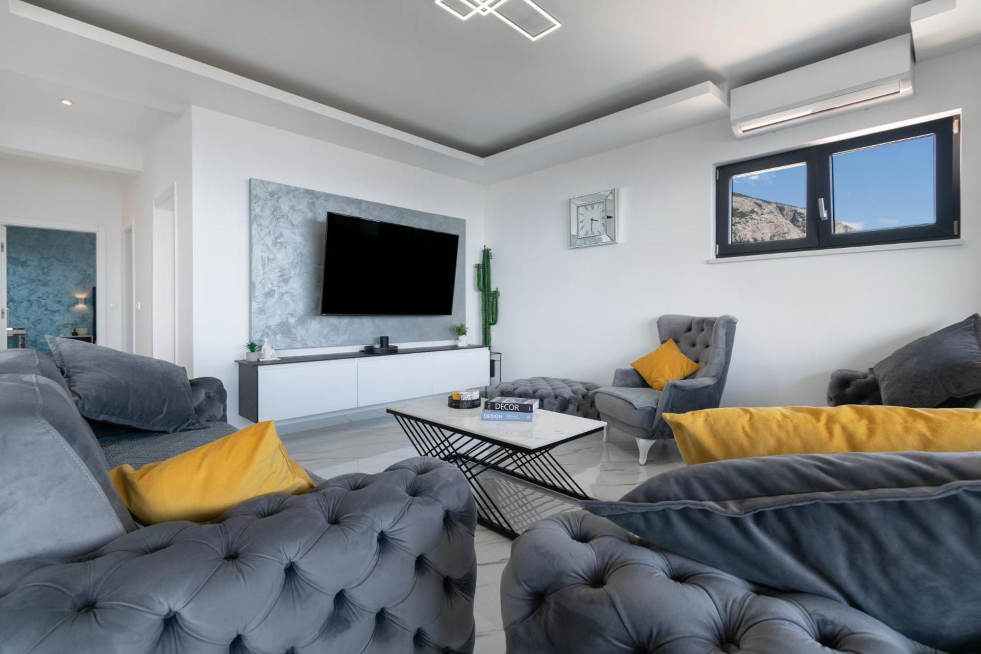 Apartament Lux Penthouse Panoramic View With Jacuzzi Makarska Zewnętrze zdjęcie